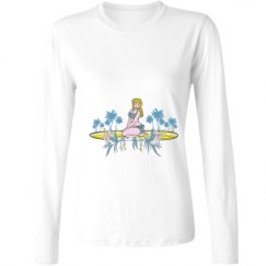 Ladies Relaxed Fit Basic Long Sleeve Tee