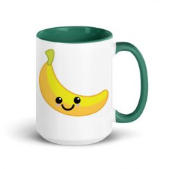 15oz Ceramic Mug with Color Inside