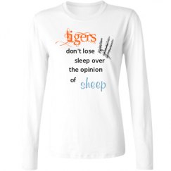 Ladies Relaxed Fit Basic Long Sleeve Tee