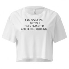 Ladies Festival Cali Crop Top Tee