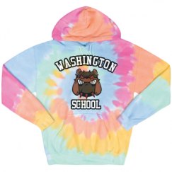 Unisex Tie-Dye Fleece Hoodie