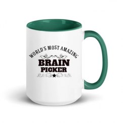 15oz Ceramic Mug with Color Inside