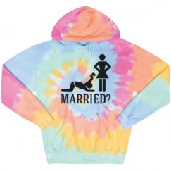 Unisex Tie-Dye Fleece Hoodie