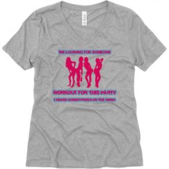 Ladies Relaxed Fit V-Neck Tee