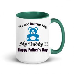 15oz Ceramic Mug with Color Inside