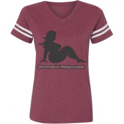 Ladies Relaxed Fit Vintage Sports Tee
