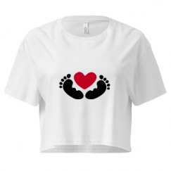 Ladies Festival Cali Crop Top Tee