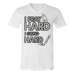 Unisex V-Neck Jersey Tee