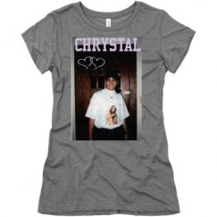 Ladies Slim Fit Super Soft Triblend Tee