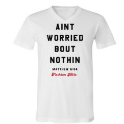 Unisex V-Neck Jersey Tee