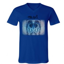 Unisex V-Neck Jersey Tee