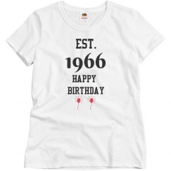 Born 1966 birthday shirt