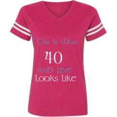 Ladies Relaxed Fit Vintage Sports Tee