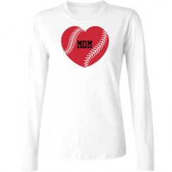 Ladies Relaxed Fit Basic Long Sleeve Tee