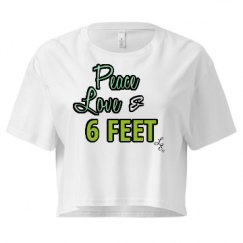 Ladies Festival Cali Crop Top Tee