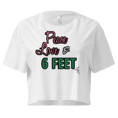 Ladies Festival Cali Crop Top Tee