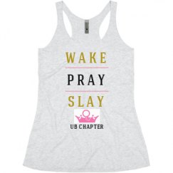 Ladies Slim Fit Super Soft Racerback Triblend Tank