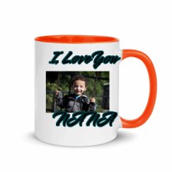 11oz Ceramic Mug with Color Inside