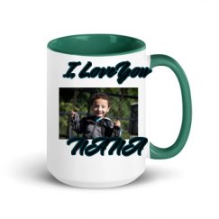 15oz Ceramic Mug with Color Inside