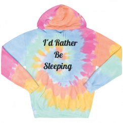 Unisex Tie-Dye Fleece Hoodie