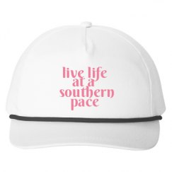 Snapback Five-Panel Rope Hat