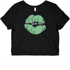 Ladies Slim Fit Crop Top Tee