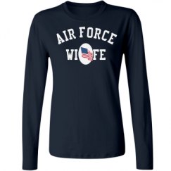 Ladies Relaxed Fit Basic Long Sleeve Tee