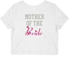 Ladies Slim Fit Crop Top Tee