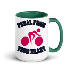 15oz Ceramic Mug with Color Inside