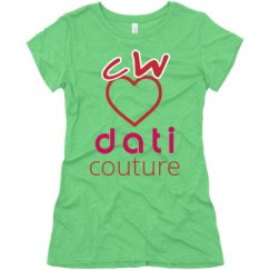 Ladies Slim Fit Super Soft Triblend Tee