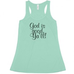 Ladies Flowy Racerback Tank