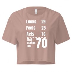 Ladies Festival Cali Crop Top Tee