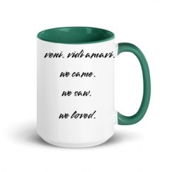 15oz Ceramic Mug with Color Inside