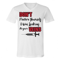 Unisex V-Neck Jersey Tee