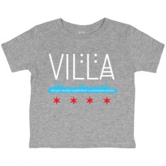 Toddler Villa Chicago Skyline_Flag Tee