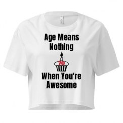 Ladies Festival Cali Crop Top Tee