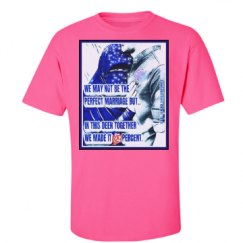 Unisex Ultra Cotton Safety Neon Crewneck Tee