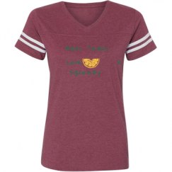 Ladies Relaxed Fit Vintage Sports Tee