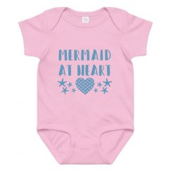 mermaid at heart onesie 