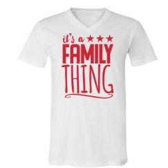 Unisex V-Neck Jersey Tee