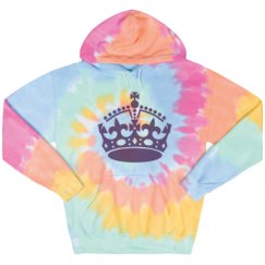 Unisex Tie-Dye Fleece Hoodie