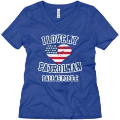 Ladies Relaxed Fit V-Neck Tee