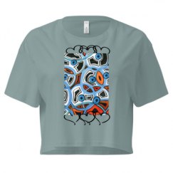 Ladies Festival Cali Crop Top Tee