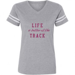 Ladies Relaxed Fit Vintage Sports Tee