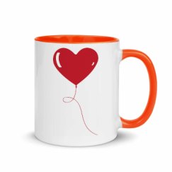 11oz Ceramic Mug with Color Inside