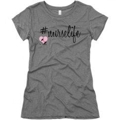 Ladies Slim Fit Super Soft Triblend Tee