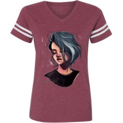 Ladies Relaxed Fit Vintage Sports Tee