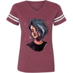 Ladies Relaxed Fit Vintage Sports Tee