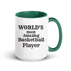 15oz Ceramic Mug with Color Inside