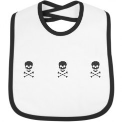 Infant Contrast Trim Bib